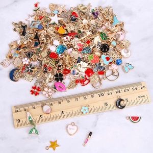 400pcs Enamel Charms